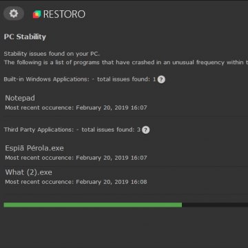 restoro system optimizers screenshot